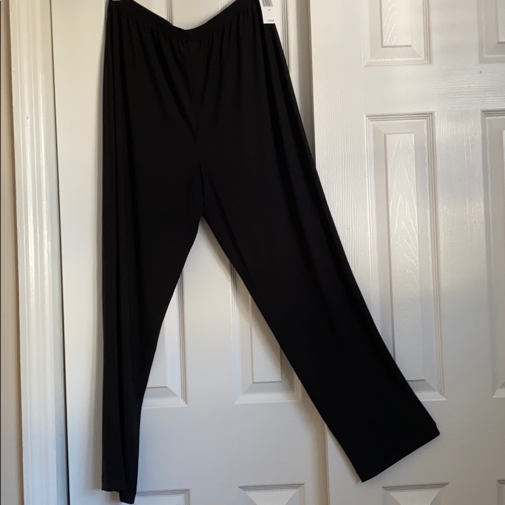 NWT Caroline Rose Stretch-Knit Pants